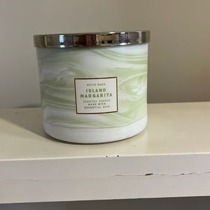 Island Margarita Candle - white Barn Bath and Body Works